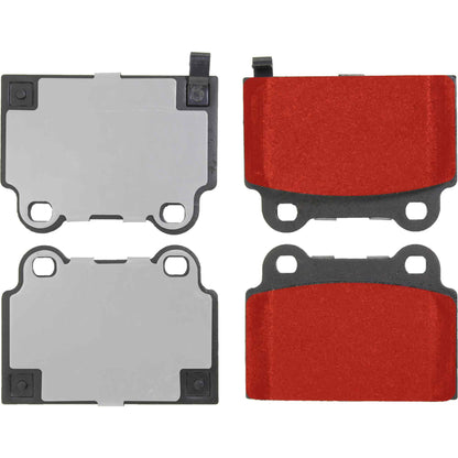 Centric Parts Disc Brake Pad Set with Low-Dust Formula 500.13680