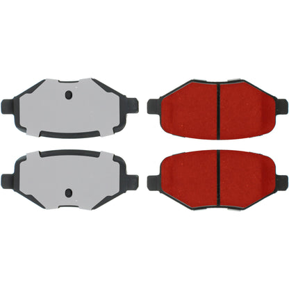 Centric Parts Disc Brake Pad Set with Low-Dust Formula 500.13770