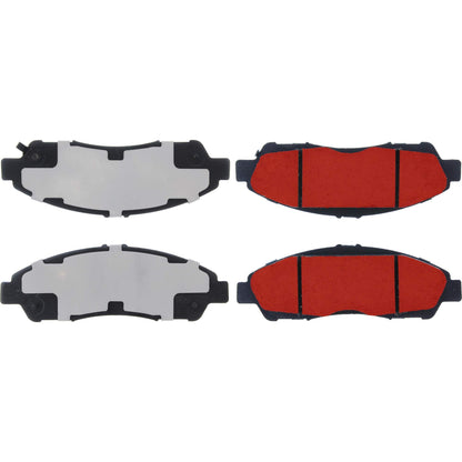 Centric Parts Disc Brake Pad Set with Low-Dust Formula for Daily Driving 500.13781
