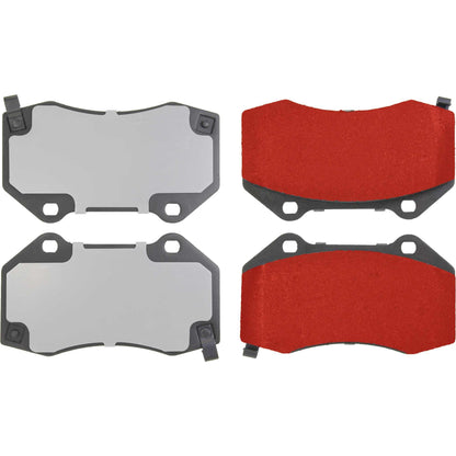 Centric Parts Disc Brake Pad Set PQ PRO with low-dust formula