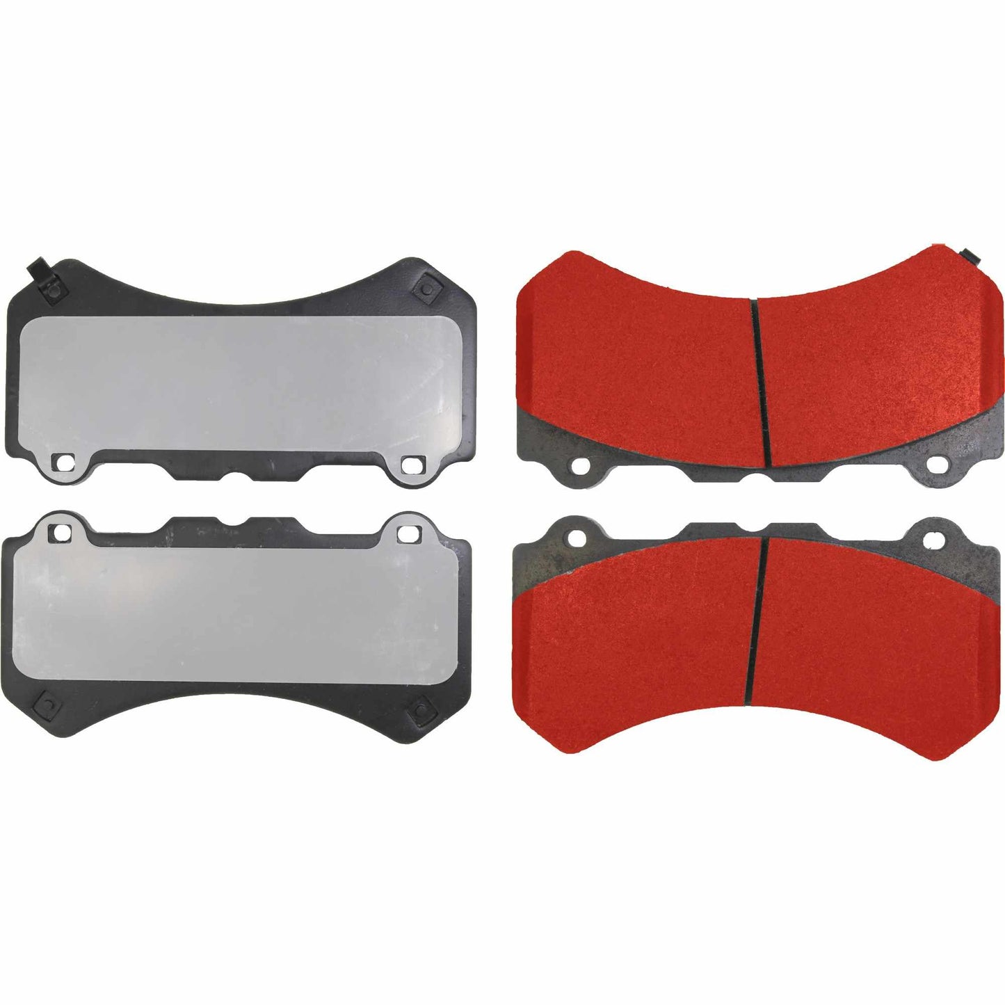 Centric Parts Disc Brake Pad Set PQ PRO low-dust with multi-layer shims
