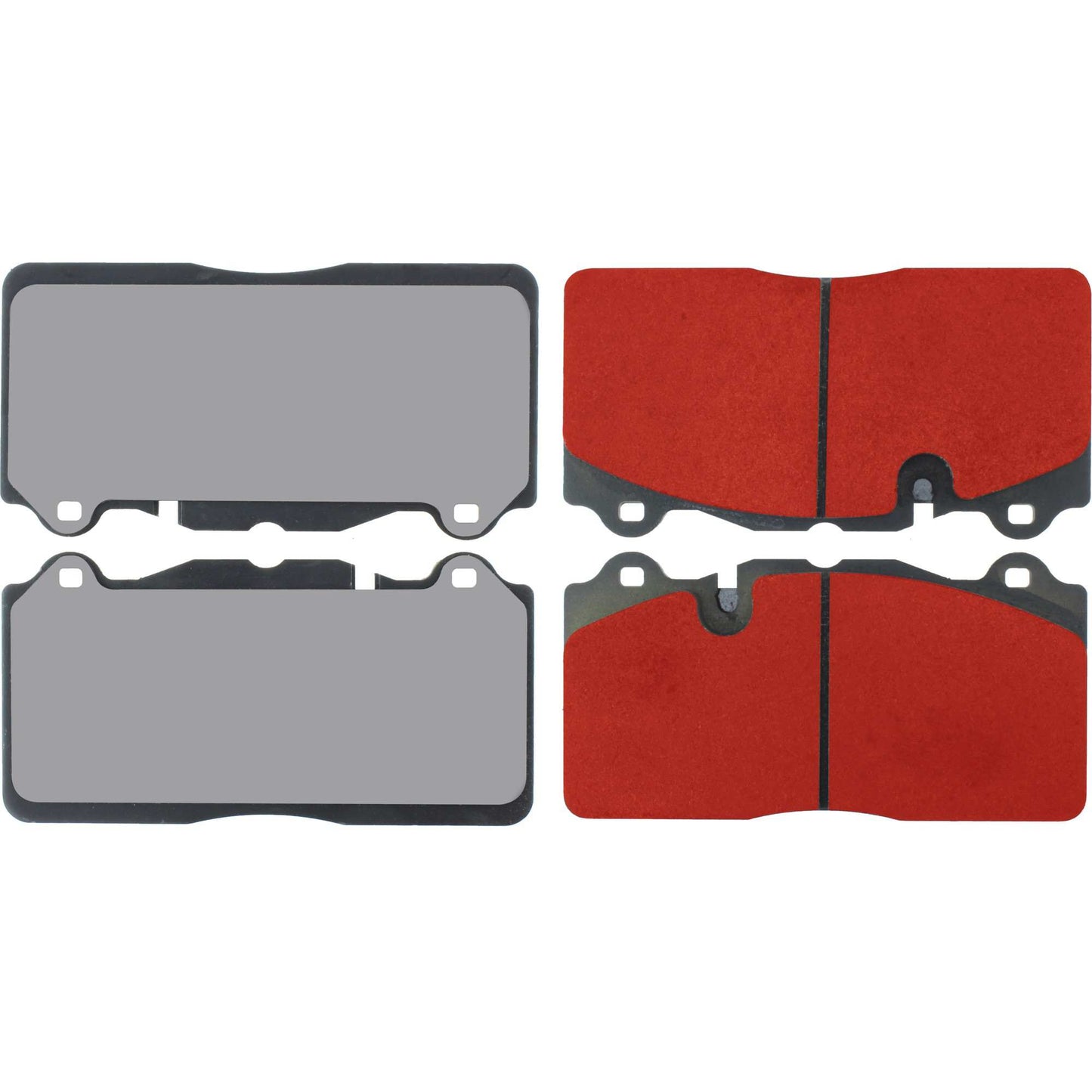 Centric Parts Disc Brake Pad Set PQ PRO low-dust with multi-layer shims 500.13950