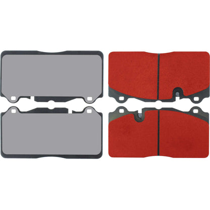 Centric Parts Disc Brake Pad Set PQ PRO low-dust with multi-layer shims 500.13950