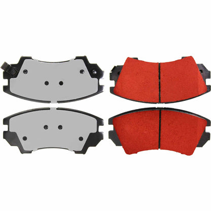 Centric Parts Disc Brake Pad Set with Low-Dust Formula for Daily Driving 500.14040