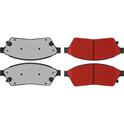 Centric Parts Disc Brake Pad Set with Low-Dust Formula 500.14220