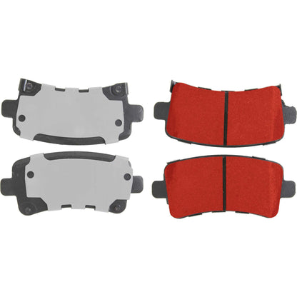 Centric Parts Disc Brake Pad Set with Low-Dust Formula for Daily Driving 500.14300