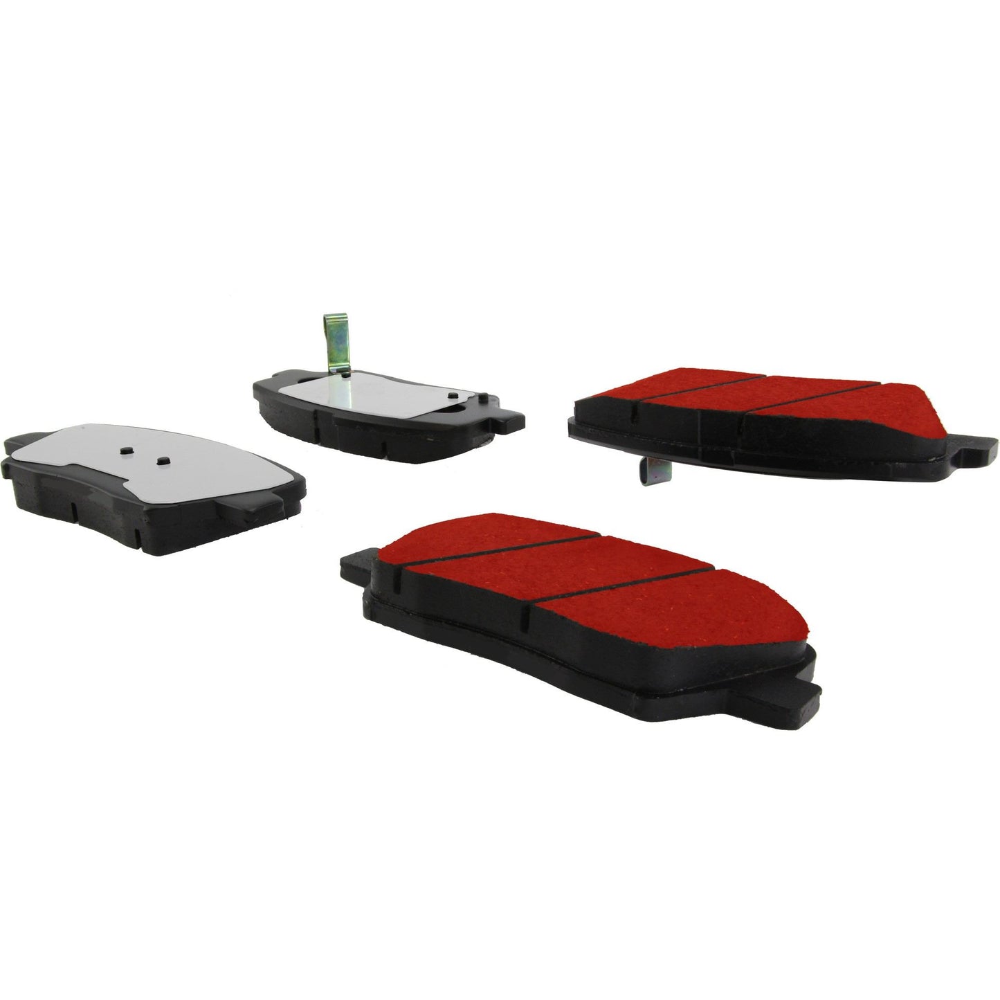 Centric Parts Disc Brake Pad Set PQ PRO low-dust with multi-layer shims