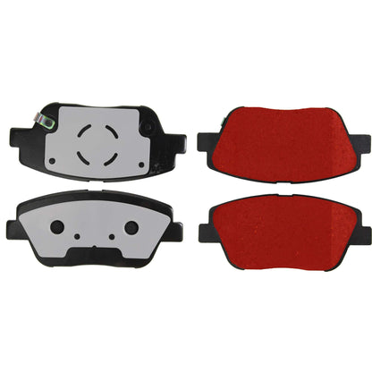 Centric Parts Disc Brake Pad Set PQ PRO with low-dust formula 500.14440