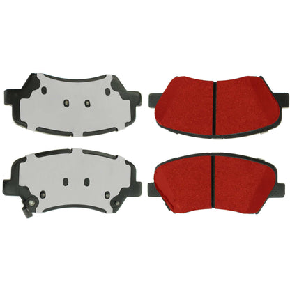 Centric Parts Disc Brake Pad Set PQ PRO with low-dust formula