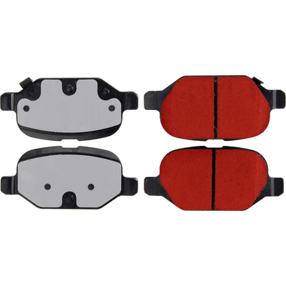 Centric Parts Disc Brake Pad Set with Low-Dust Formula for Daily Driving 500.15690