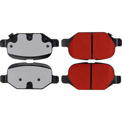 Centric Parts Disc Brake Pad Set with Low-Dust Formula for Daily Driving 500.15690
