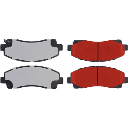 Centric Parts Disc Brake Pad Set PQ PRO with low-dust formula 500.15840
