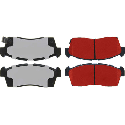 Centric Parts Disc Brake Pad Set with Low-Dust Formula for Daily Driving 500.16580