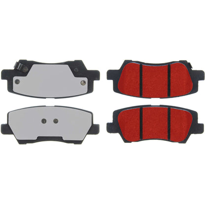 Centric Parts Disc Brake Pad Set with Low-Dust Formula 500.16590