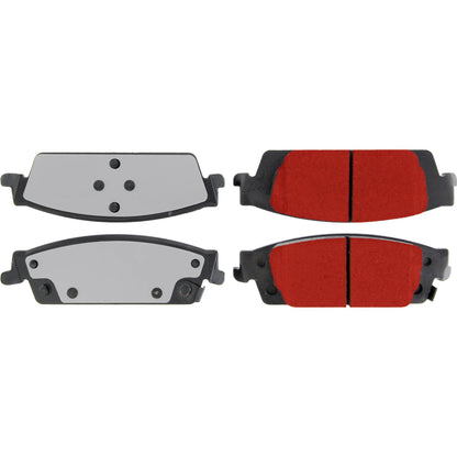Centric Parts Disc Brake Pad Set with Low-Dust Formula 500.17070