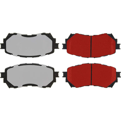 Centric Parts Disc Brake Pad Set with Low-Dust Formula 500.17110