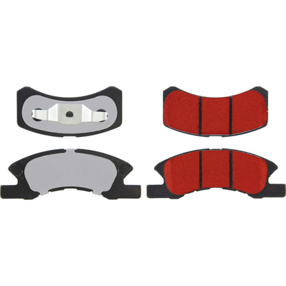 Centric Parts Disc Brake Pad Set PQ PRO 500.17310