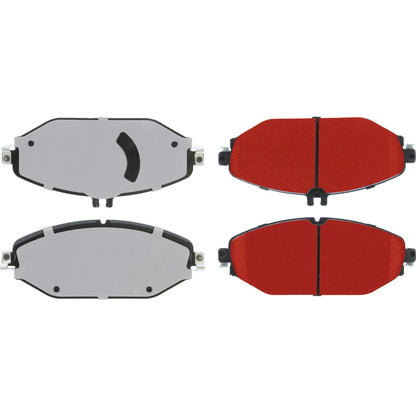 Centric Parts Disc Brake Pad Set with Low-Dust Formula for Daily Driving 500.17940