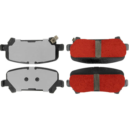 Centric Parts Disc Brake Pad Set PQ PRO low-dust 500.18060