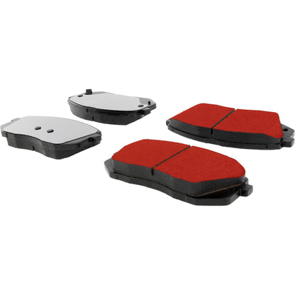 Centric Parts Disc Brake Pad Set PQ PRO low-dust with multi-layer shims