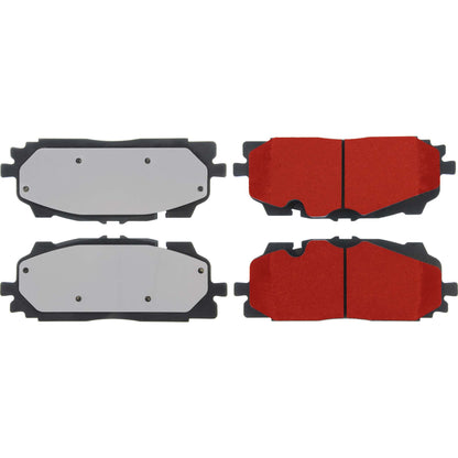 Centric Parts Disc Brake Pad Set with Low-Dust Formula for Daily Driving 500.18940