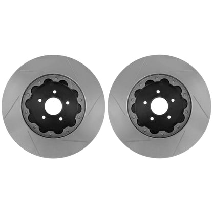 StopTech 07-14 Ford Mustang GT500 Slotted Zinc Plated Front AeroRotor Kit 81.334.9941