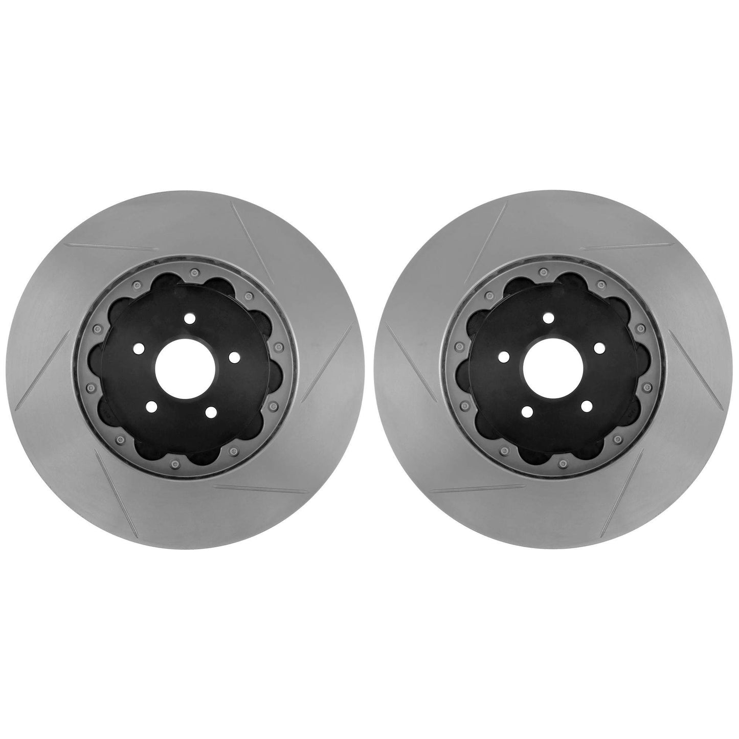 StopTech BMW 12-13 335i/14-15 435i w/ M Sport Brakes 370mmx30mm AeroRotor Slotted Zinc Fr Rotor Pair 81.B39.9931