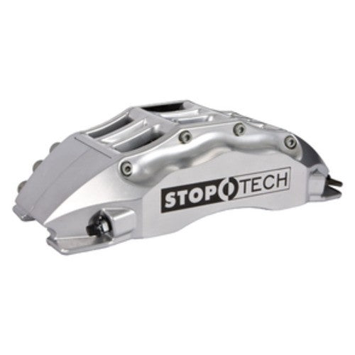 StopTech Big Brake Kit; Black Caliper, Drilled Two-Piece Rotor, Front