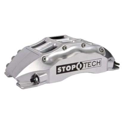 StopTech Big Brake Kit; Black Caliper, Drilled Two-Piece Rotor, Front