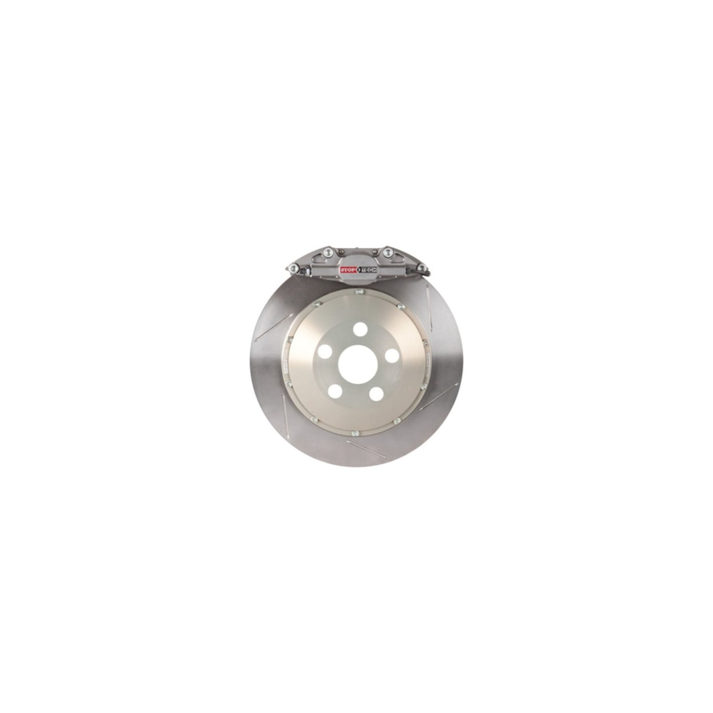 StopTech Trophy Sport Big Brake Kit Silver Caliper, Slotted 2-Piece Rotor, Rear
