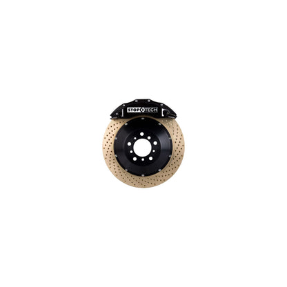 StopTech Big Brake Kit; Black Caliper, Slotted Two-Piece Rotor, Front
