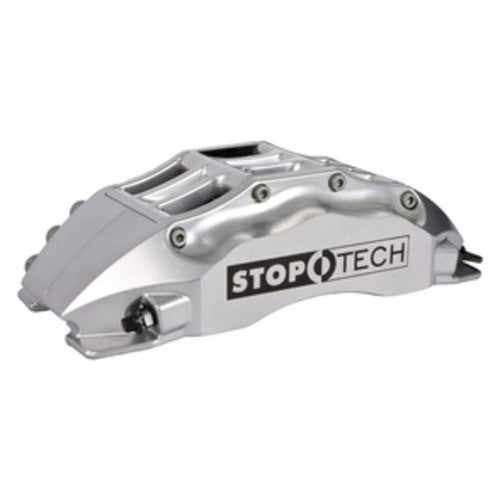 StopTech Big Brake Kit; Black Caliper, Drilled Two-Piece Rotor, Front