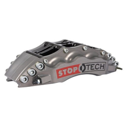 StopTech Trophy Sport Big Brake Kit Silver Caliper, Slotted 2-Piece Rotor, Front