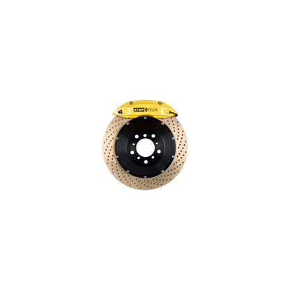 StopTech Big Brake Kit; Black Caliper, Slotted Two-Piece Rotor, Front