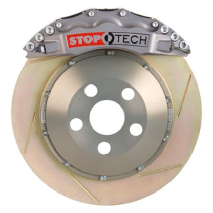 StopTech Trophy Sport Big Brake Kit; Silver Caliper, Slotted 2 Piecerotor, Front