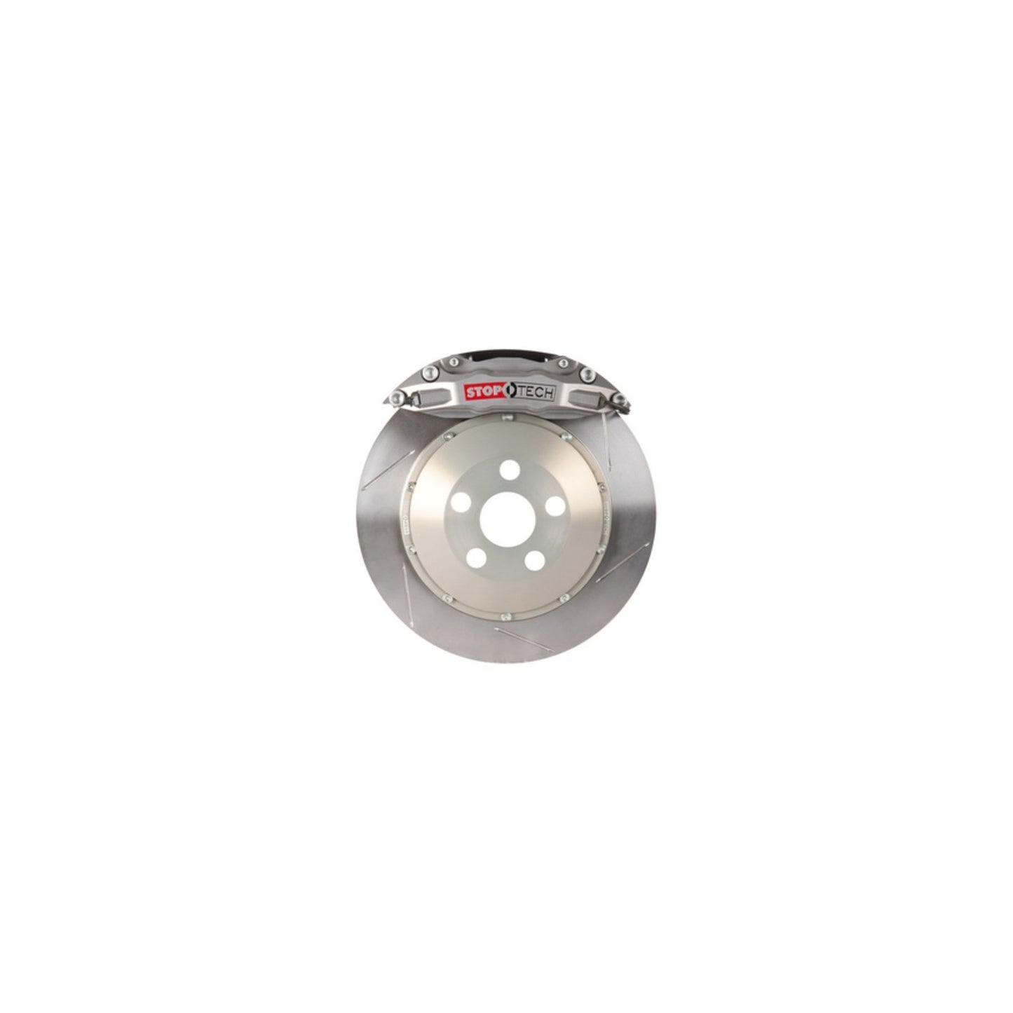StopTech Trophy Sport Big Brake Kit Silver Caliper, Slotted 2-Piece Rotor, Rear