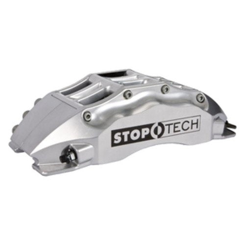 StopTech Big Brake Kit; Black Caliper, Drilled Two-Piece Rotor, Front