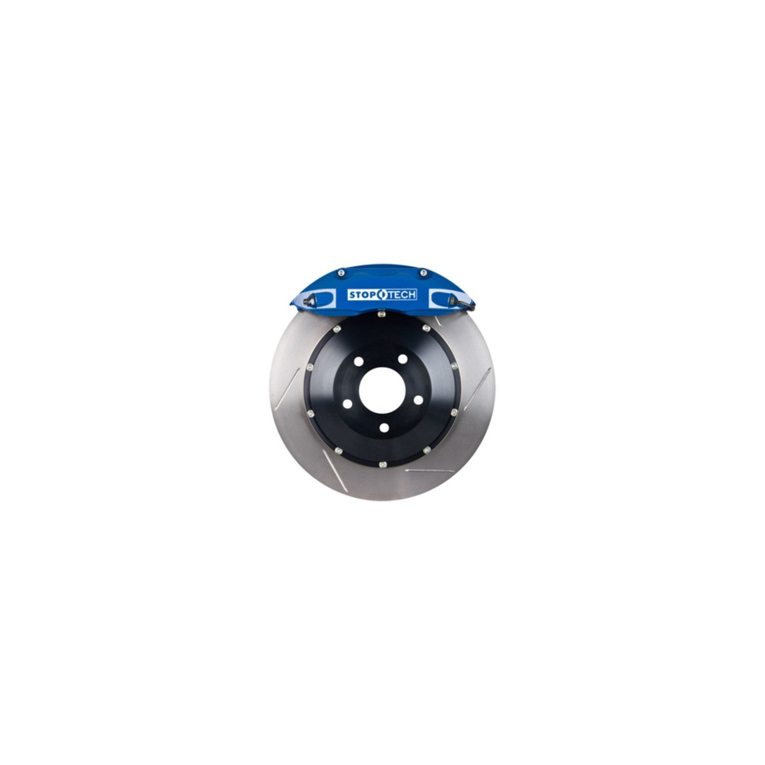 StopTech  Big Brake Kit; Blue Caliper, Slotted Two-Piece Rotor, Front