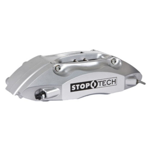 StopTech Big Brake Kit; Black Caliper, Drilled Two-Piece Rotor, Front