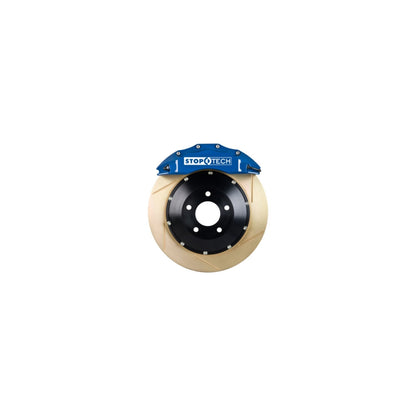 StopTech Big Brake Kit; Blue Caliper, Slotted Two-Piece Zinc Coated Rotor, Front