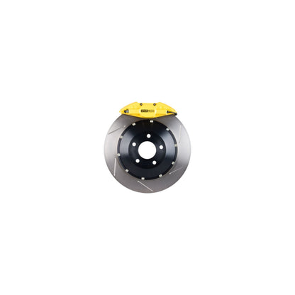 StopTech Big Brake Kit; Blue Caliper, Drilled Two-Piece Zinc Coated Rotor, Front