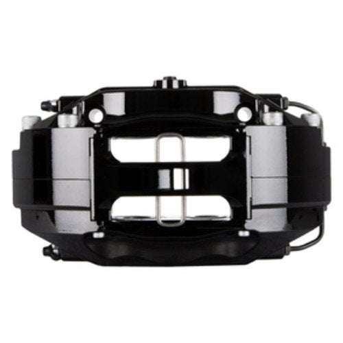 StopTech Big Brake Kit; Black Caliper, Slotted Two-Piece Rotor, Front