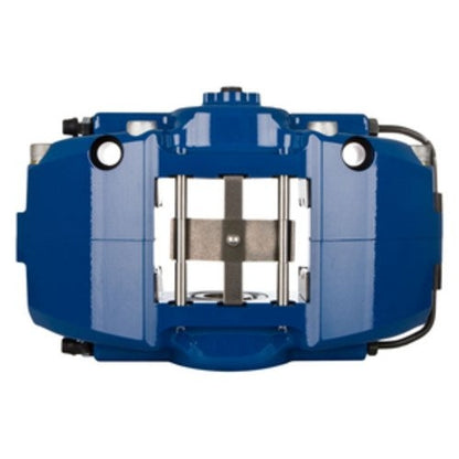 StopTech Big Brake Kit; Blue Caliper, Slotted Two-Piece Rotor, Rear