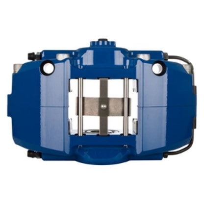 StopTech Big Brake Kit; Blue Caliper, Slotted Two-Piece Rotor, Rear