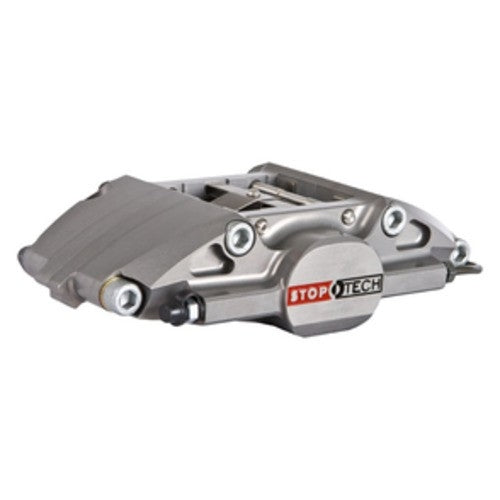 StopTech Trophy Sport Big Brake Kit; Silver Caliper, Slotted 2-Piece Rotor, Rear