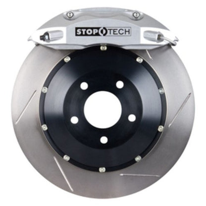 StopTech  Big Brake Kit; Black Caliper, Drilled Two-Piece Rotor, Front