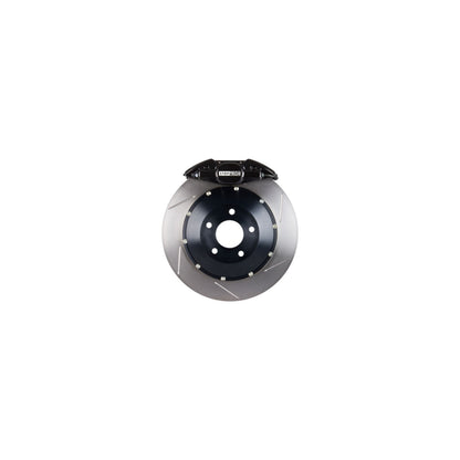 StopTech Big Brake Kit; Black Caliper, Slotted Two-Piece Rotor, Rear