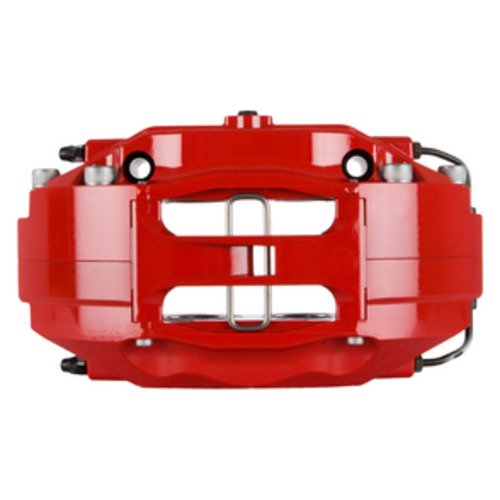 StopTech Big Brake Kit; Black Caliper, Drilled Two-Piece Rotor, Front