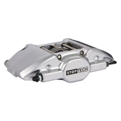 StopTech Big Brake Kit; Black Caliper, Drilled Two-Piece Rotor, Front