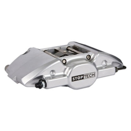 StopTech Big Brake Kit; Black Caliper, Drilled Two-Piece Rotor, Front